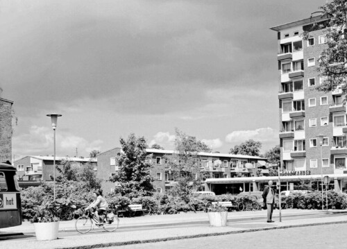 Ahrensburg 1966 Bahnhofsumfeld (2)