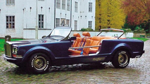 Rolls Royce Pick up Buggy Ahrensburg Schloß Wasserschloß Überrollbügel 1982
