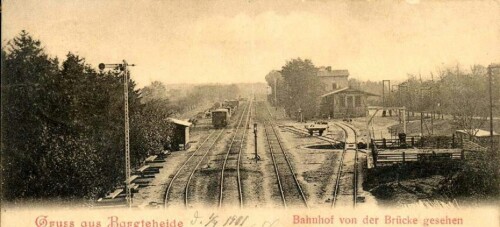 bargteheide Bahnhof Drehscheibe Lokschuppen Güterschuppen Bahnsteig