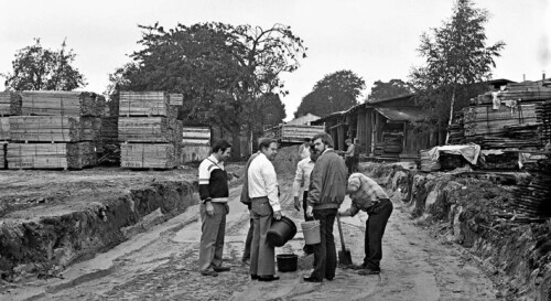 bargteheide Industriegleis Bau 1981 Bahnhof Industriegebiet (3)