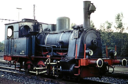 preußische T 3 Kleinbahn Nebenbahn Dampflok Bochum Dahlhausen BW Tag der offenen Tür 1985 (2)