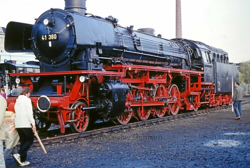 BR 41 360 Bochum Dahlhausen BW Tag der offenen Tür 1985