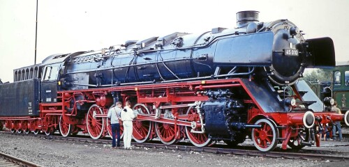 BR 45 010 Bochum Dahlhausen BW Tag der offenen Tür 1985