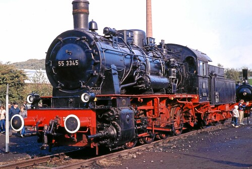 BR 55 3345 Bochum Dahlhausen BW Tag der offenen Tür 1985