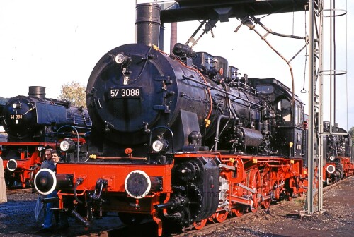 BR 57 3088 Bochum Dahlhausen BW Tag der offenen Tür 1985