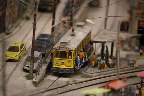 Miniaturwunderland Miwula Brasilien Brasilia in the streets of Rio de Janeiro An der Straßenbahn (2)