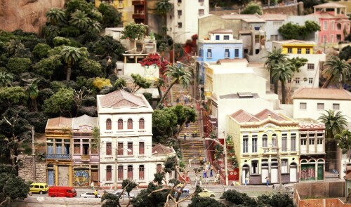 Miniaturwunderland Miwula Brasilien Brasilia in the streets of Rio de Janeiro Stairway Art Treppenku