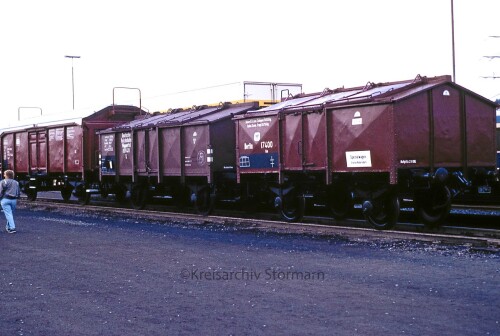 Gedeckte Güterwagen 1985 Bochum Dahlhausen BW Tag der offenen Tür a