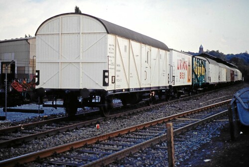 Gedeckte Güterwagen 1985 Bochum Dahlhausen BW Tag der offenen Tür aa