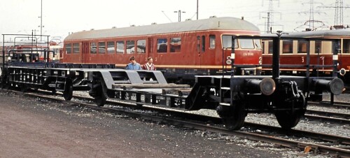 St 309 Uik 630 Bj 1944 U Bootteile Stm 35a Uikk 633 Flachwagen offene Güterwagen DRG 1985 Bochum Dah