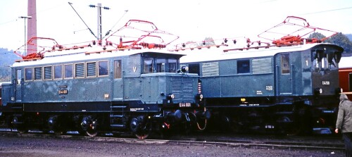 1932 E 44 001 E 44 508 BR 144 Bochum Dahlhausen BW Tag der offenen Tür 1985