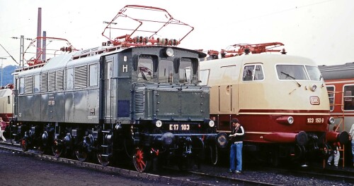 1971 1928 E 17 BR 103 Bochum Dahlhausen BW Tag der offenen Tür 1985