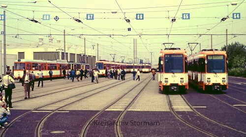 Bielefeld Straßenbahn 1984 Tag der offenen Tür VLV (4)