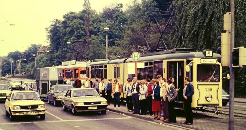 Bielefeld Straßenbahn VLV 1984 Tag der offenen Tür b