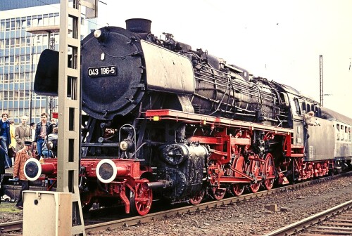 BR 043 196 Hauptbahnhof Dortmund Hbf 1977 Haauptbahnhof BW Rheine Bd Hannover (1)