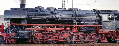 Hamm Hauptbahnhof 1983 BR 044 424 Ende Dampflokära Deutsche Bundesbahn DB aaaa