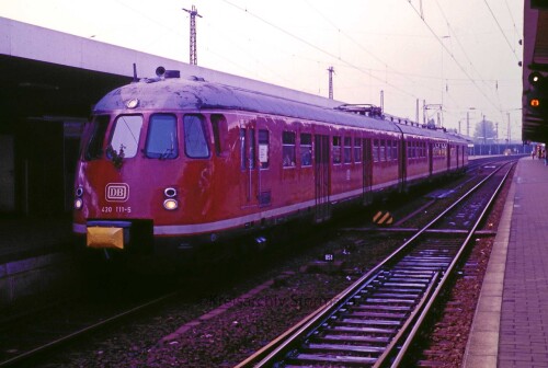 Hamm Hauptbahnhof 1983 ET 30 BR 430 Deutsche Bundesbahn DB