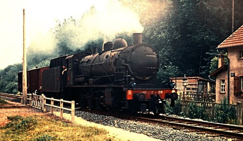 SNCF 140 C 159 Strecke Offenburg Saarbrücken 1966 (1) Kopie
