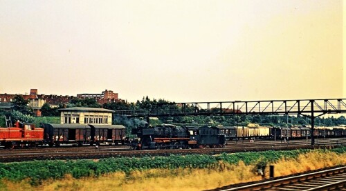 BR 050 Lübeck Hauptbahnhof 1969 Verschrottung Dampflokomotiven