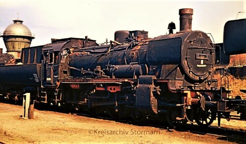 BR 38 357 Lübeck Hauptbahnhof 1969 Verschrottung Dampflokomotiven (1)