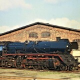 BR_41_Lubeck_Dampfzug_Dampflok_Hauptbahnhof_1967Drehscheibe_Lokschuppen
