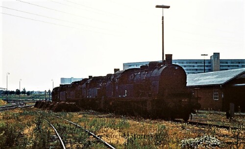 BR 78 Lübeck Hauptbahnhof 1969 Verschrottung Dampflokomotiven