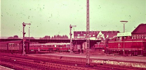 ETA 150 V 60 Lübeck Hauptbahnhof Hbf Flügelsignale 1966 (2)