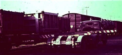 Kaelble K 633 ZB lübeck Gbf 1965 Verladung LKW (2)