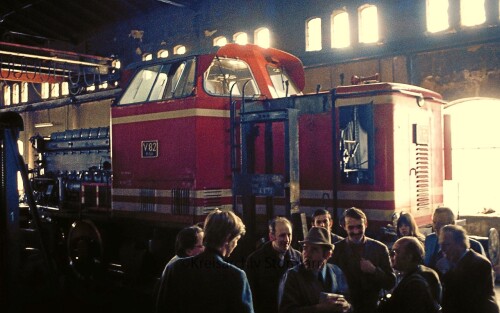 TWE V 82 Lokschuppen Motor Ansicht Tag der offenen tür
