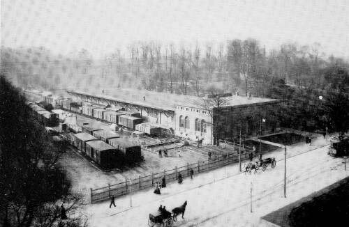 1910 Zollstelle Bahn Zollenspieker Lübeck historische Aufnahme Holstentor Hansestadt Kutschen Pferde