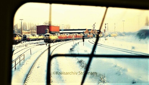 BR 218 220 Lübeck Hbf BW Diesellok V 200 DB Deutsche Bundesbahn