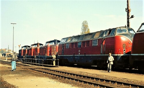 BR 221 BR 212 Lübeck Hbf BW Diesellok V 200 DB Deutsche Bundesbahn
