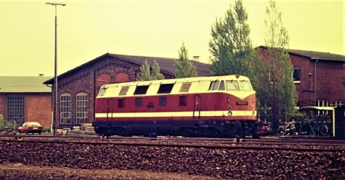 DR 118 110 Lübeck Hauptbahnhof Zonenzug 1984