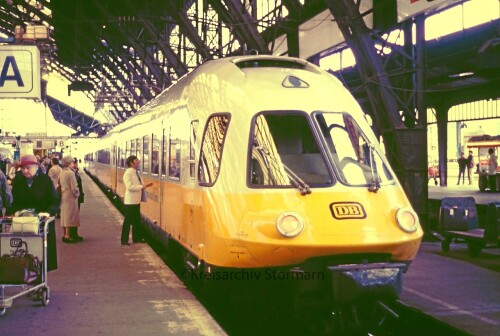 Köln Hauptbahnhof 1985 Et 403 404 Lufthansa Airport Express ab