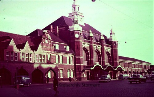 Lübeck 1965 Holstentor Mercedes Spitzflosser Kirche+ (3)