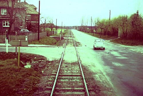 BMW Isetta Mercedes Spitzflosser Strecke Kleinbremen Minden Mindener Kreiseisenbahn 1966