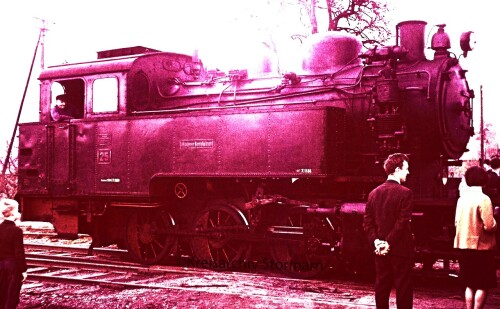 Kleinenbremen Bahnhof 1966 Mindener Kreiseisenbahn Dampflok