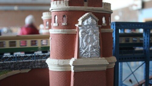 Levvensauer Hochbrücke H0 Altenholz Fahrtag Modulanlage Märklin 20250102 (4)