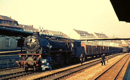 BR 042 145 osnabrück Hbf Bahnhof 1974 Güterzug