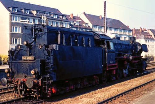 BR 042 208 osnabrück Hbf Bahnhof 1974 a