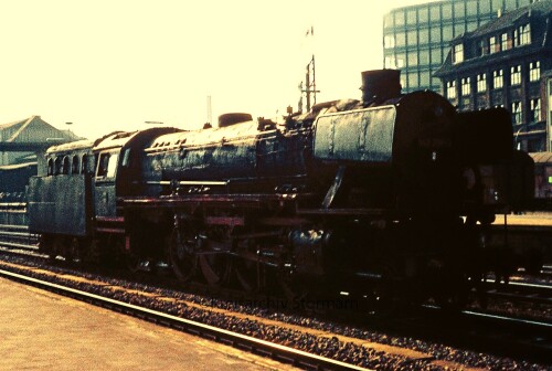 BR 042 208 osnabrück Hbf Bahnhof 1974 b