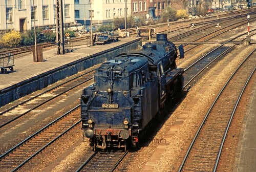 BR 042 208 osnabrück Hbf Bahnhof 1974 c