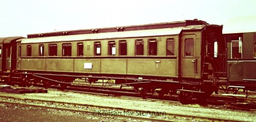 Lippstadt BW Drehscheibe Lokschuppen Personenwagen 1. Klasse