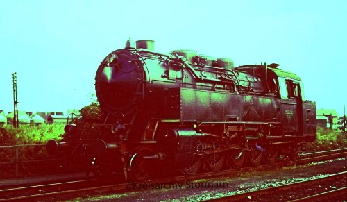 WLE 0122 Westfälische Landes Eisenbahn Lippstadt BW Drehscheibe Lokschuppen (1ab)