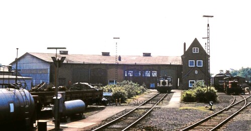 Heide Bahnhof Lokschuppen Köf 3 BR 332 333