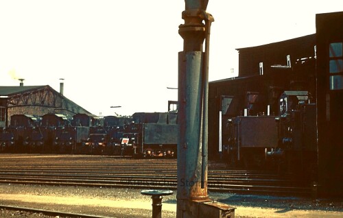 BR 050 BR 052 Drehscheibe Ringlokschuppen BW Stolberg Bahnhof