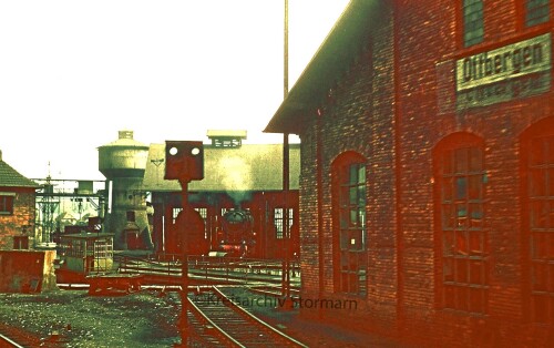BW Ottbergen Bahnhof Drehscheibe Lokschuppen Wasserturm Bekohlung Kopie