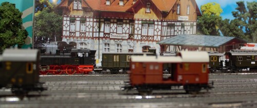 Bad Diethersbronn Bahnof Fahrtag Fremo H0 Fahren nach Plan (1)