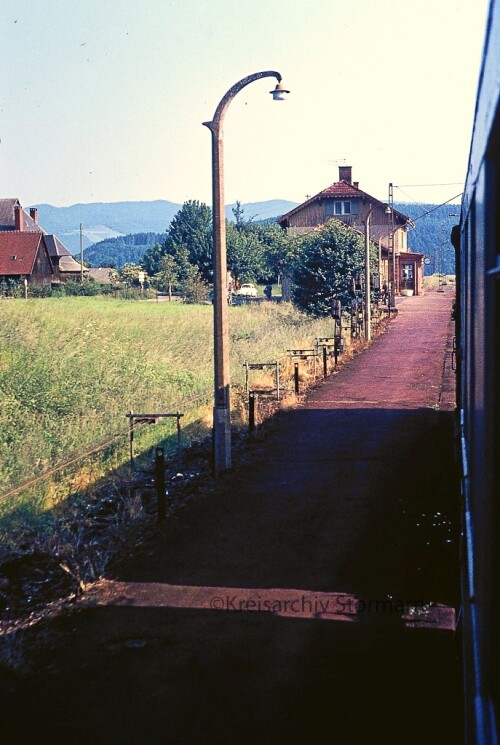 Himmelreich Bahnhof 1967 Eilzug