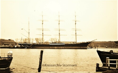 Travemünde 1966 Segelschiff 3 Master Museumsschiff (1)